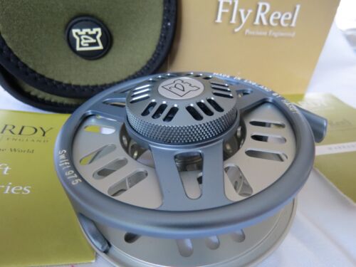 HARDY SWIFT 975 MK1 REEL POUCH, BOX PAPER WORK NEW UNUSED MADE IN ENGLAND - Picture 6 of 12