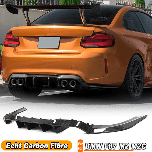 Per BMW 2 Coupe F87 M2 2015-2018 Diffusore Posteriore Carbonio Diffusore Spoiler Attacco Posteriore - Foto 1 di 10