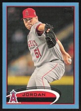 2012 Topps Walmart Blue Jordan Walden #653 Los Angeles Angels
