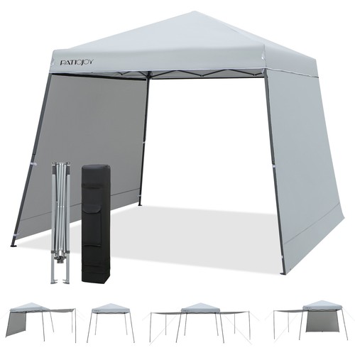 Patio 10x10FT Instant Pop-up Canopy Folding Tent w/Sidewalls & Awnings Outdoor