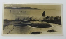 1920s Photograph China Hankow Yangtze River Gun Turret Chinese Junk Ship