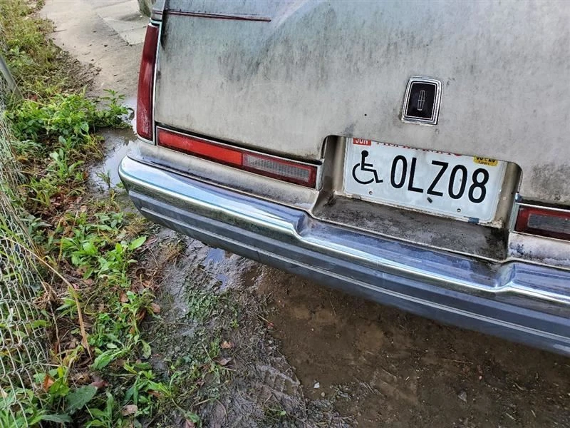 Rear Bumper Chrome OEM 1984 1985 1986 1987 1988 1989 Lincoln Mark VII - Imagem 2 de 4