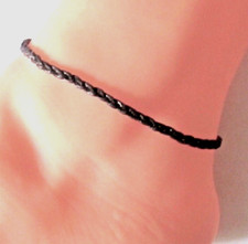 SURFER ANKLET BROWN COTTON CORD HEMP ROPE STRING ANKLE BRACELET BEACH Mens Women