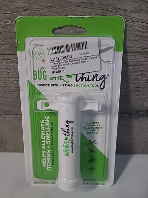 Bug Bite Thing Suction Tool Poison Remover Insect Bite and Sting White Sealed 
