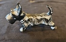 Vintage Scottish Terrier Scottie Dog  Porcelain Ceramic Figurine  Japan Mint