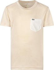 HURLEY ' BOYS ' ONE POCKET UPF RASH GUARD SHIRT ' SIZE LARGE ' LIGHT KHAKI