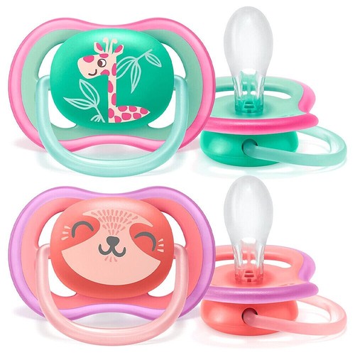 Philips Avent Freeflow Baby Soothers 18M+ Extra Firm BPA Free Assorted 2 Pack - Picture 13 of 13