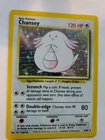 Chansey Base Set Holo Pokemon Card WOTC
