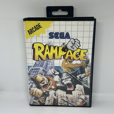 Rampage Sega Master System Retro Videospiel OVP (OHNE HANDBUCH) PAL getestet