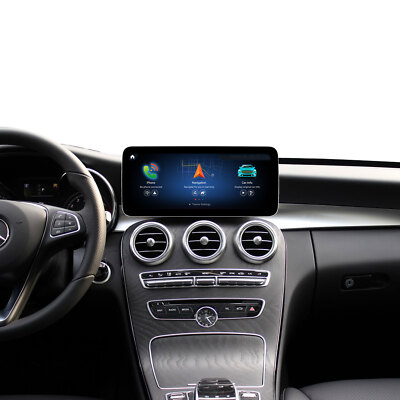 10,25'' Apple Carplay Autoradio Für Mercedes C GLC V W205 C63 Android 13 Auto GPS