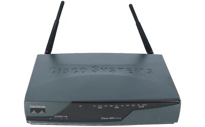 CISCO - CISCO877W-G-E-K9 - ADSL Security Router with wireless 802.11g ETSI compl