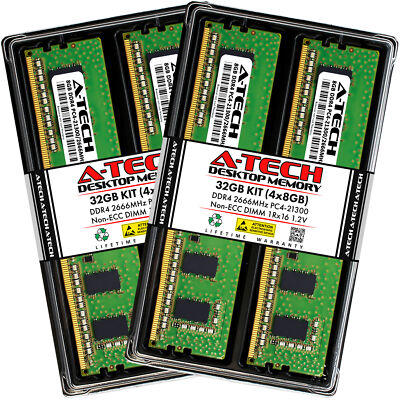 32GB 4x 8GB DDR4-2666 Supermicro MBD-B2SC1-CPU Memory RAM