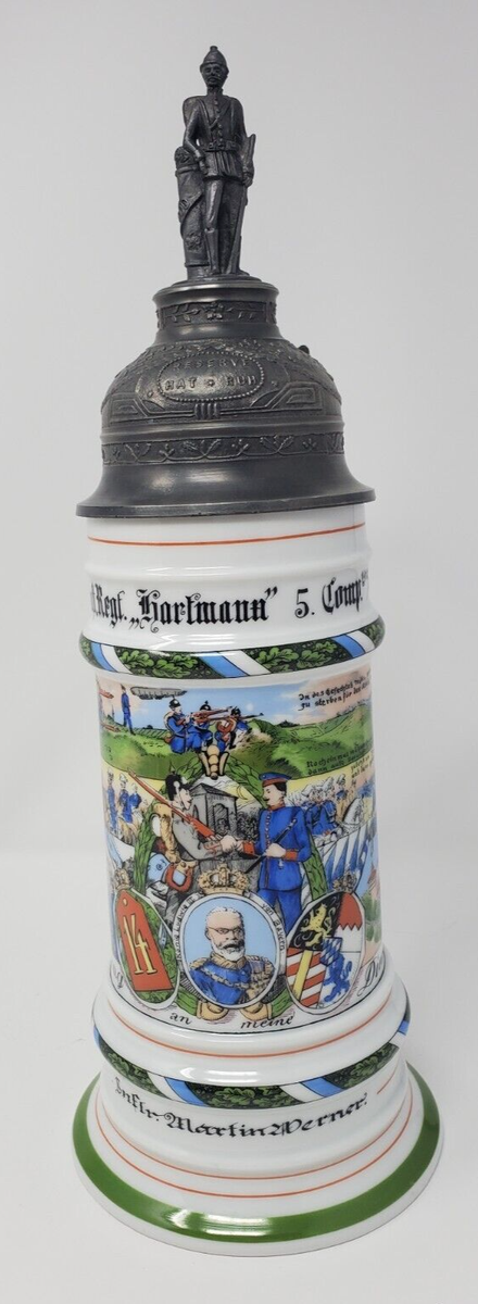 Danke Schön VTG Kaiser W Germany Stein A483 1912/14 WWI Commemorative