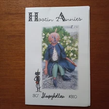 Primitive Style Sewing Pattern Sleepy Hollow Pumpkin Head 2001 Pattern Only