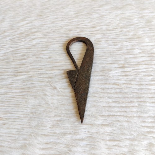 19c Vintage Original Tribal Steel Fire Striker Decorative Chakmak Flint Rare FS2 - Picture 9 of 10