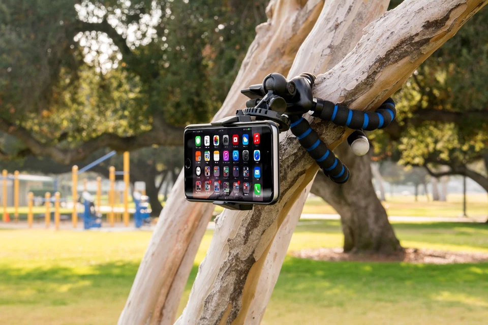 Montaje de trípode Arkon 11" con soporte para teléfono para Samsung Galaxy S25 S24 S23 S22 S21 Foto 4 de 4