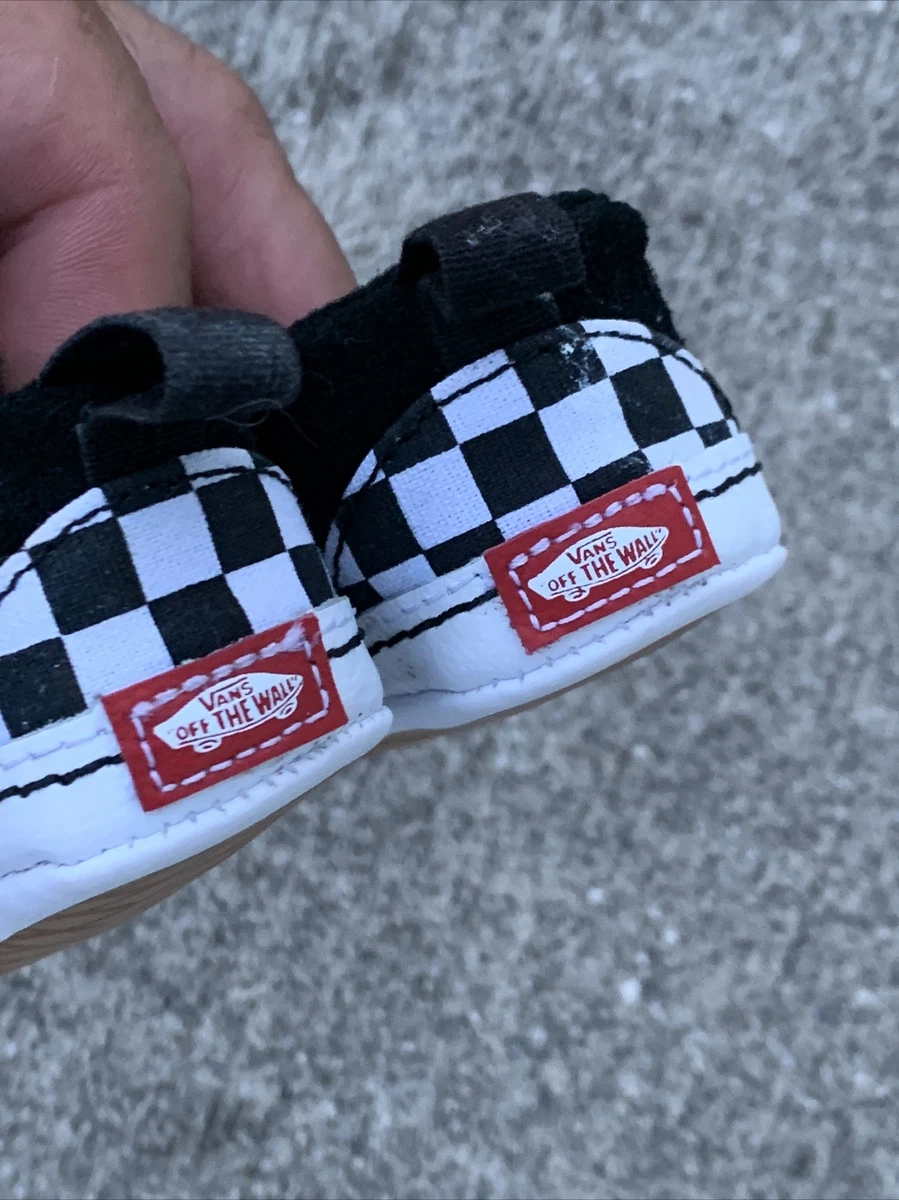 Slip on shop vans checkerboard sale
