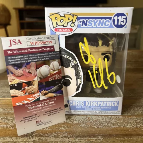 Funko Pop! Vinyl: Chris Kirkpatrick #115 Autographed w/ JSA