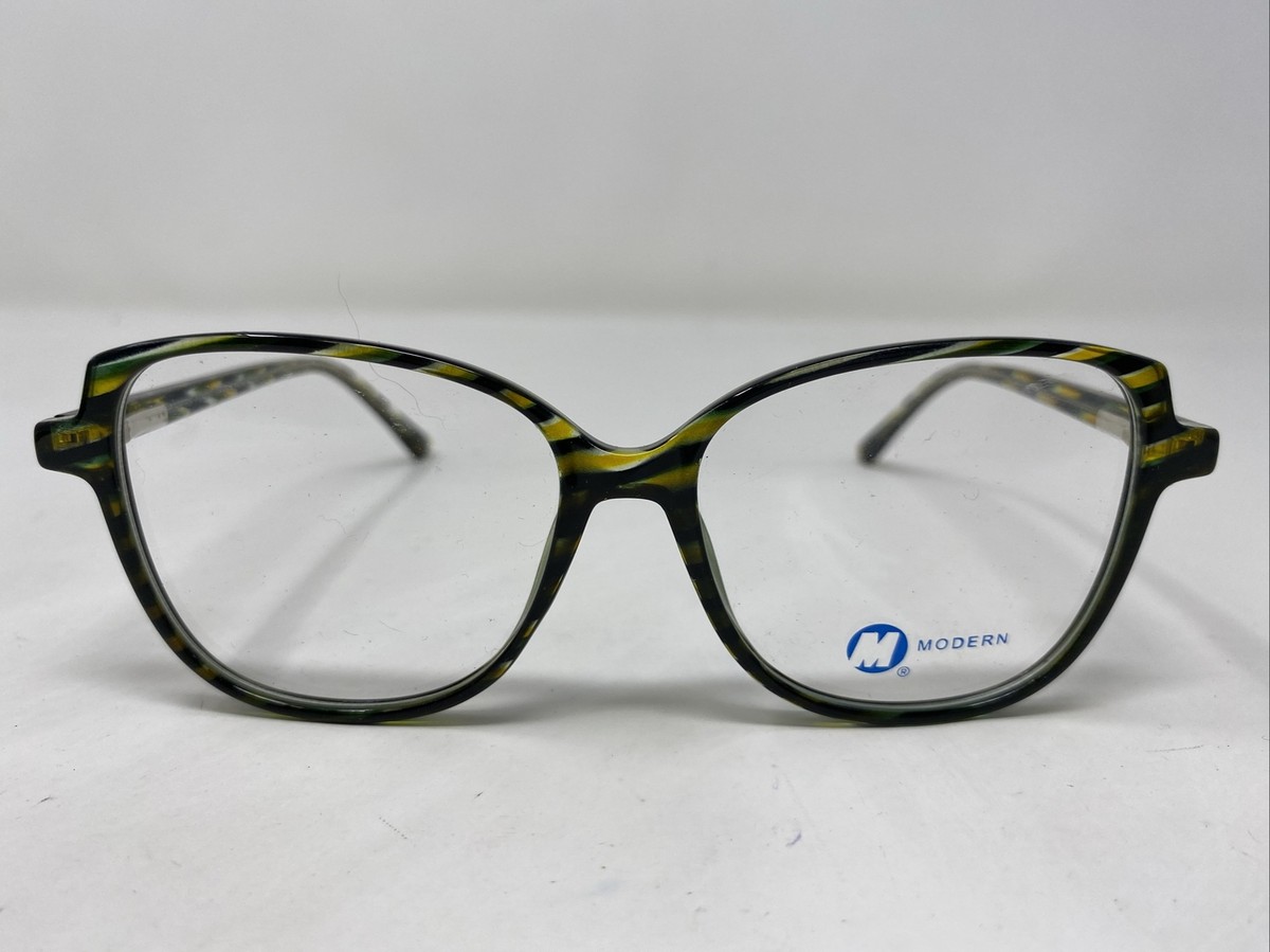A New Day A3 2040 Black Green Authentic Eyeglasses 51-18-135 A New Day Eyeglasses | Target Optical main image 3
