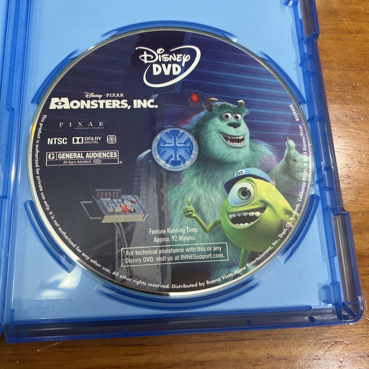 Monsters, Inc. DVD Only. Will Come In A Different Case | eBay
