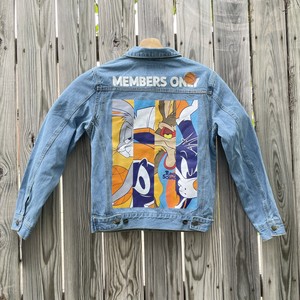members only denim jacket