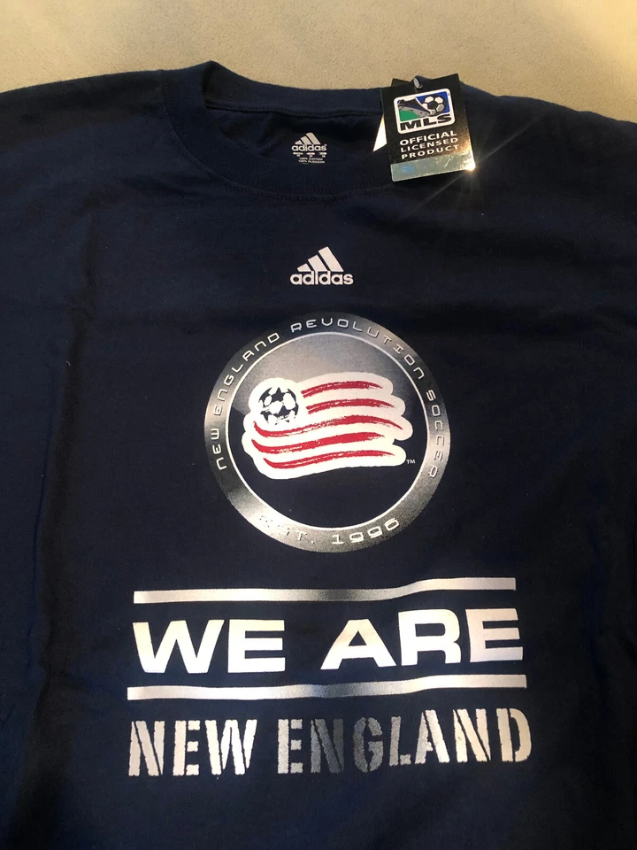 NEW ENGLAND REVOLUTION TSHIRT GIVEAWAY - WITH USA FLAG LOGO - SIZE MED WITH TAGS - Image 2 of 4