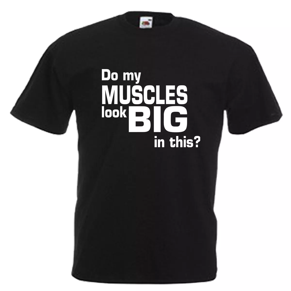 Big Muscles Funny Gym Bodybuilder Slogan Mens T Shirt 12 Colours