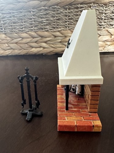 Vintage LUNDBY corner FIRE PLACE With Tools And Stand In Good Condition - Picture 6 of 9