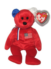 RARE AMERICA USA TY BEANIE BABIE MWMT SHIPPING