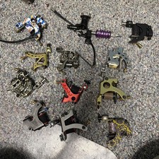 Tattoo Lot 11 machines 4 Power Supplies Foot Controls And Much More