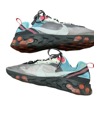 Nike React Element 87 Desert Sand Volt Grey Orange AQ1090-006 Men's Size 13