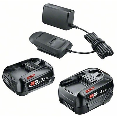 Bosch Home and Garden Starter-Set 18V (2.0Ah + 3.0Ah + AL 18V-20) 1600A02V33