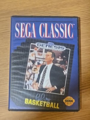 Pat Riley Basketball Sega Genisis Classic With Original Case. 1992