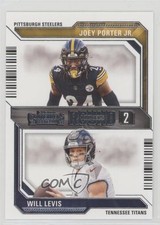 2023 Panini Contenders Round Numbers Joey Porter Jr Will Levis #10 0px