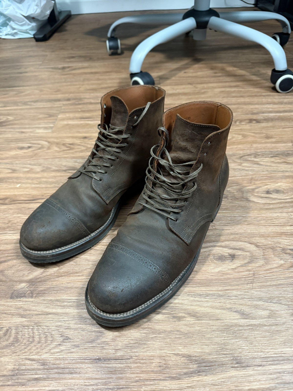 VIBERG Service Boot BCT 2030 in Snuff Waxy Commander - Stamped Size 9; worn 2x