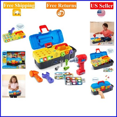 Vtech Drill and Learn Toolbox for Toddlers, Multicolor, Ages 2-5