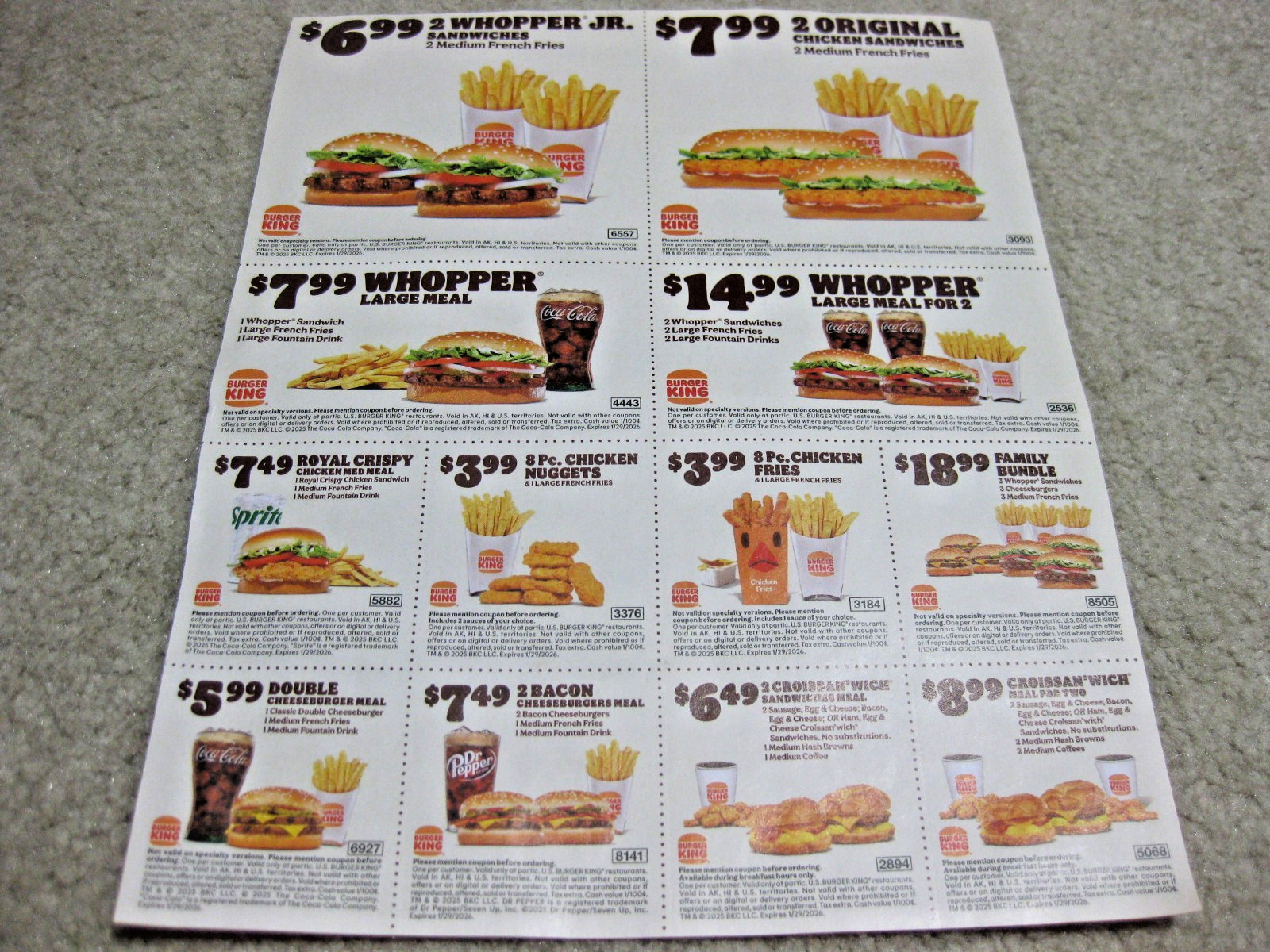 Burger King Fast Food Coupons Savings Lot Save Money Off Chicken Whopper Meal