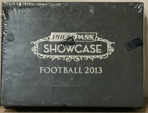 2013 Press Pass Showcase Football Hobby Box 6 ON-CARD AUTOS + 1 Relic Per Box