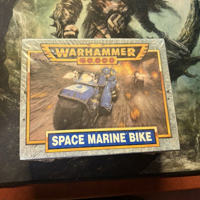 Games Workshop Warhammer 40K Space Marines Ultramarines Bike Miniature NIB