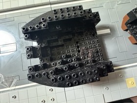 Lego Ship Boat Hull Brown/black  : Hull 6050c05 + Stern 6052c05 Renegade 6268