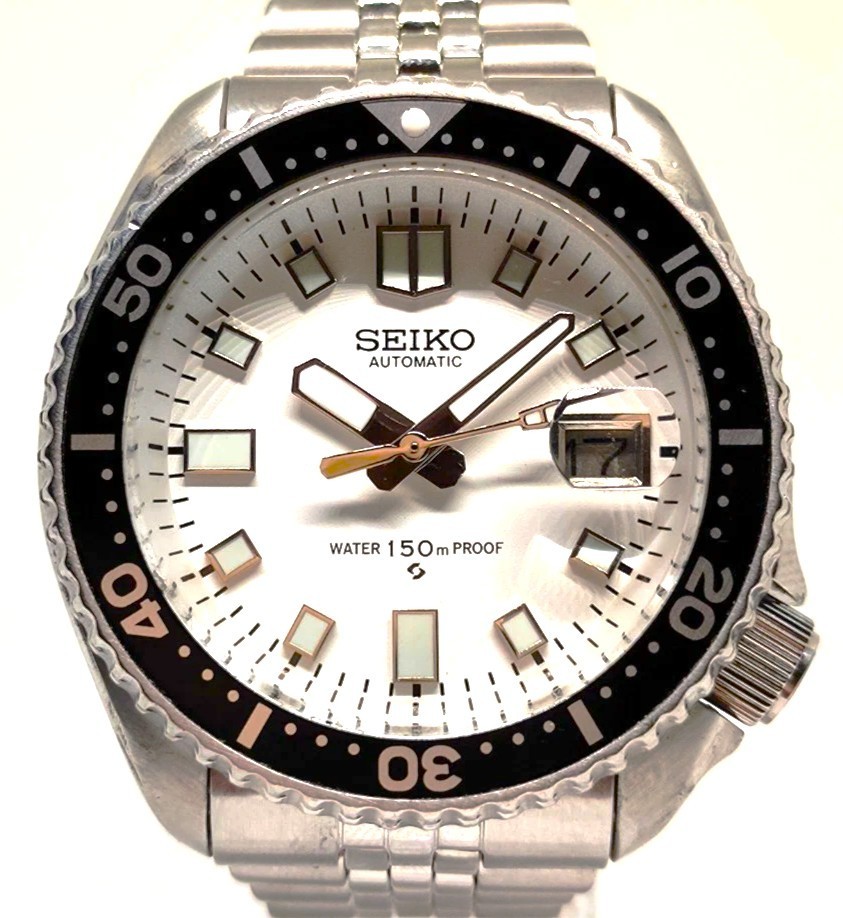 Seiko Mens Automatic Watch Modified Scuba Diver 150m February 1992  FREE UK P&P