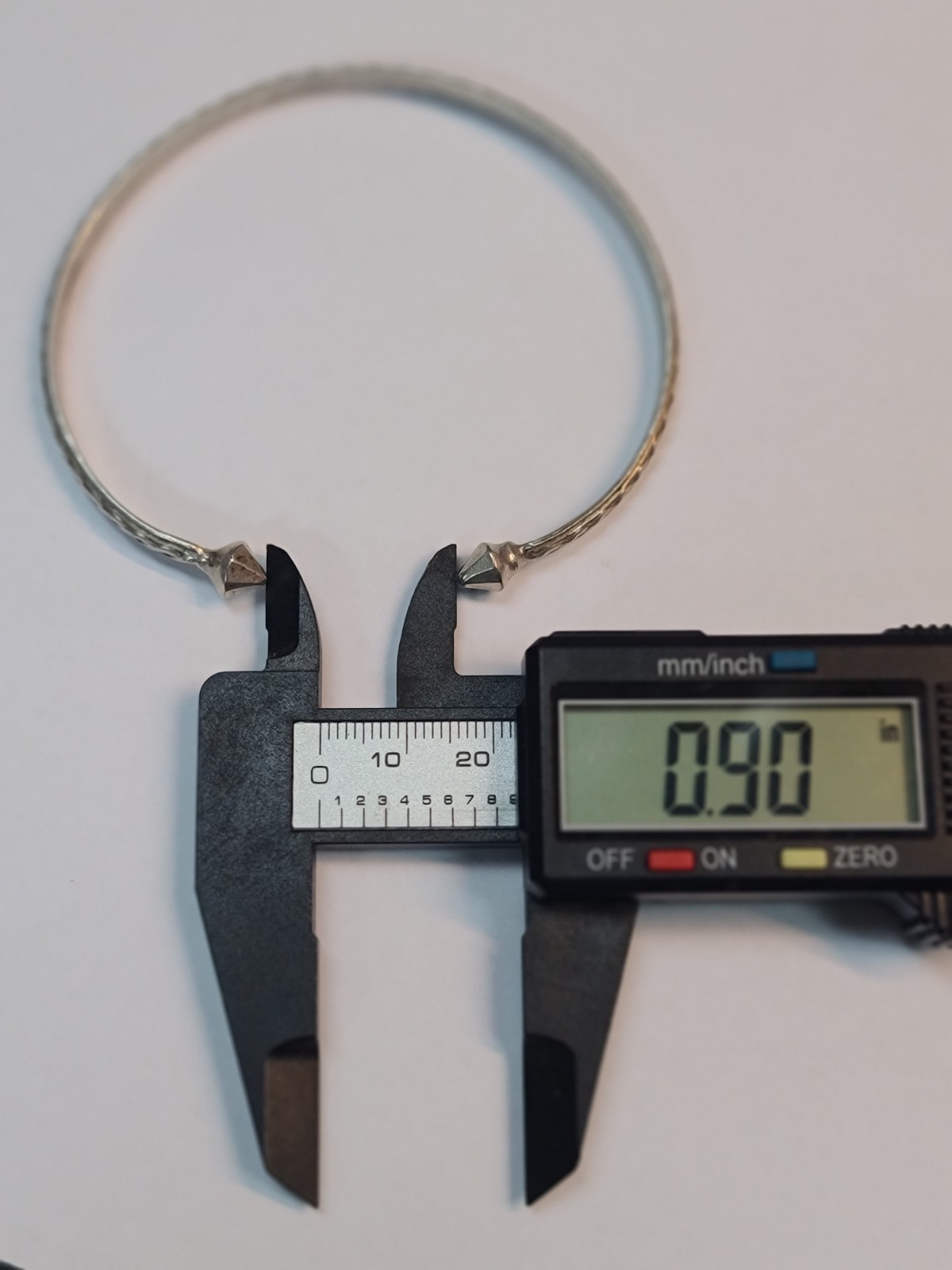 Sterling 925 Solid Silver Adjustable Cuff Bracele… - image 9