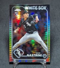 Nick Nastrini Prism Refractor Rookie 2024 Topps Chrome Update #USC14 White Sox