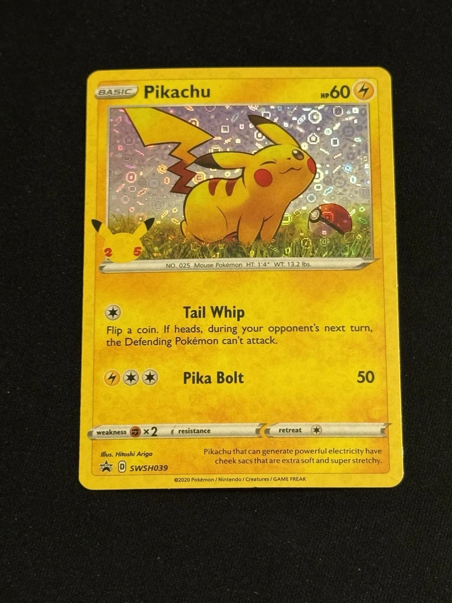 Pikachu SWSH039 SWSH: Sword & Shield Promo Cards for sale | eBay