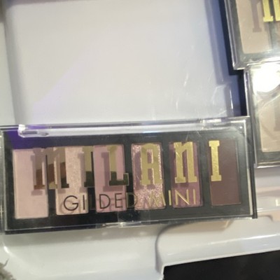Milani Gilded Mini Eyeshadow Palette Shimmer Pressed Powder Assorted Shade
