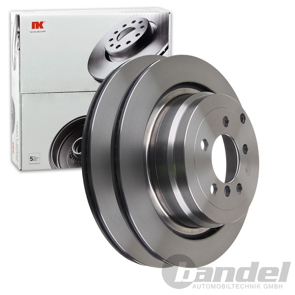 2X NK Bremsscheiben 354Mm BelÜFtet Hinten Passend FÜR Land Rover Range | 204043-image