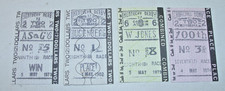 4 KENTUCKY DERBY BETTING TICKETS, 1973, '79, '82, & 1974, 100TH DERBY