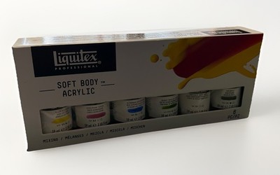 Liquitex Soft Body Acrylic, 6pc