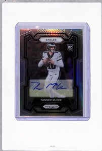2023 Panini Prizm Tanner McKee Autographs Prizm Silver #383
