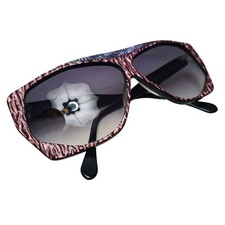 Vintage GEOMETRIC Sunglasses 90's GENNY By BERDEL Big Eyewear Goliat